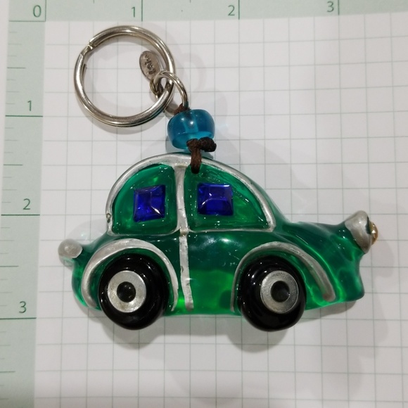 Rare Volkswagen Beetle Orna Lalo OOAK keychain - Picture 2 of 6
